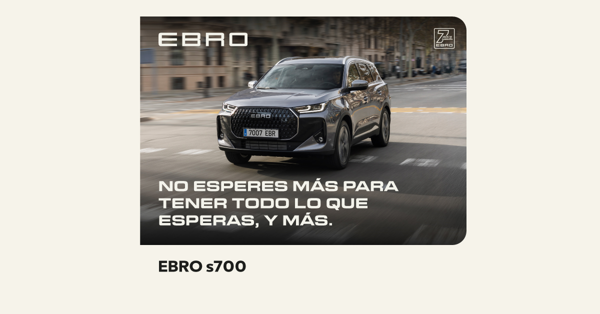 EBRO s700 desde 24.990 €