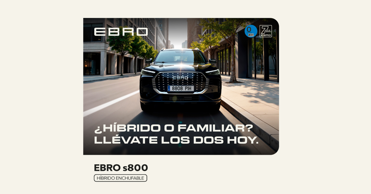 Nuevo EBRO S800 PHEV — Desde 37.990 €