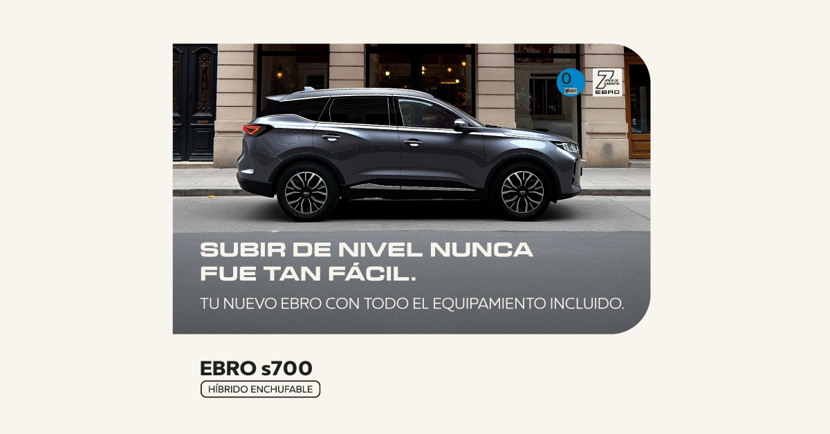 Nuevo EBRO s700 PHEV desde 28.990 €