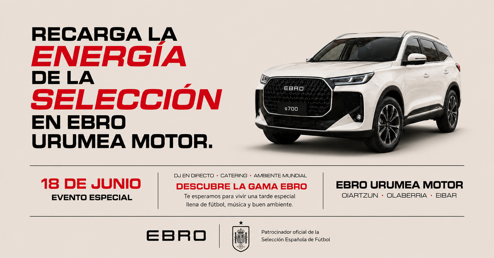 EVENTO ESPECIAL RECARGA LA ENERGIA DE LA SELECCIÓN