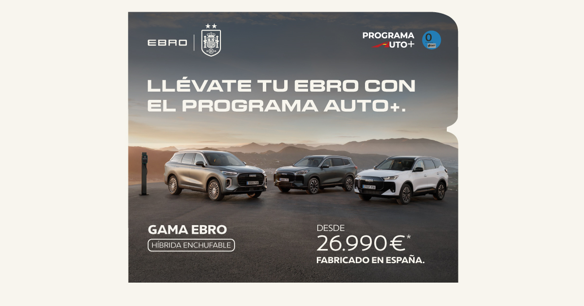 Gama EBRO híbrida enchufable desde 26.990 €*